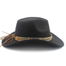 Load image into Gallery viewer, Rose Wool Western Hat
