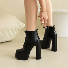 Load image into Gallery viewer, Adalyn Platform High Heel Ankle Boots
