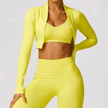 Load image into Gallery viewer, Parisa Yoga Crop Jacket
