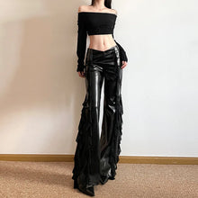 Load image into Gallery viewer, Binx Leather Flare Pants
