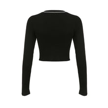 Load image into Gallery viewer, More Rock Long Sleeve Crop Top
