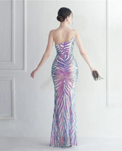 Load image into Gallery viewer, Chelsea Evee Sequin Mermaid Maxi Dress
