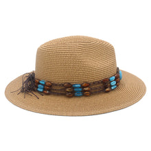 Load image into Gallery viewer, Sophia May Straw Panama Hat

