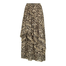 Load image into Gallery viewer, Bambi Leopard Ruffle High Waist Maxi Skirt
