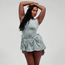 Load image into Gallery viewer, Charleigh Bow Mini Dress
