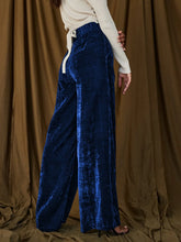 Load image into Gallery viewer, Kellie Bee Velvet High Waist Straight-Leg Pants
