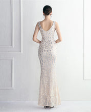 Load image into Gallery viewer, Ali Emma Sequin Beaded Mermaid Maxi Dress
