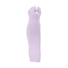 Load image into Gallery viewer, Eliza Bow Strapless Maxi Dress
