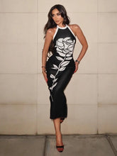 Load image into Gallery viewer, Alina Rose Bodycon Midi Dress
