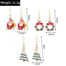 Load image into Gallery viewer, Hello Christmas Earrings
