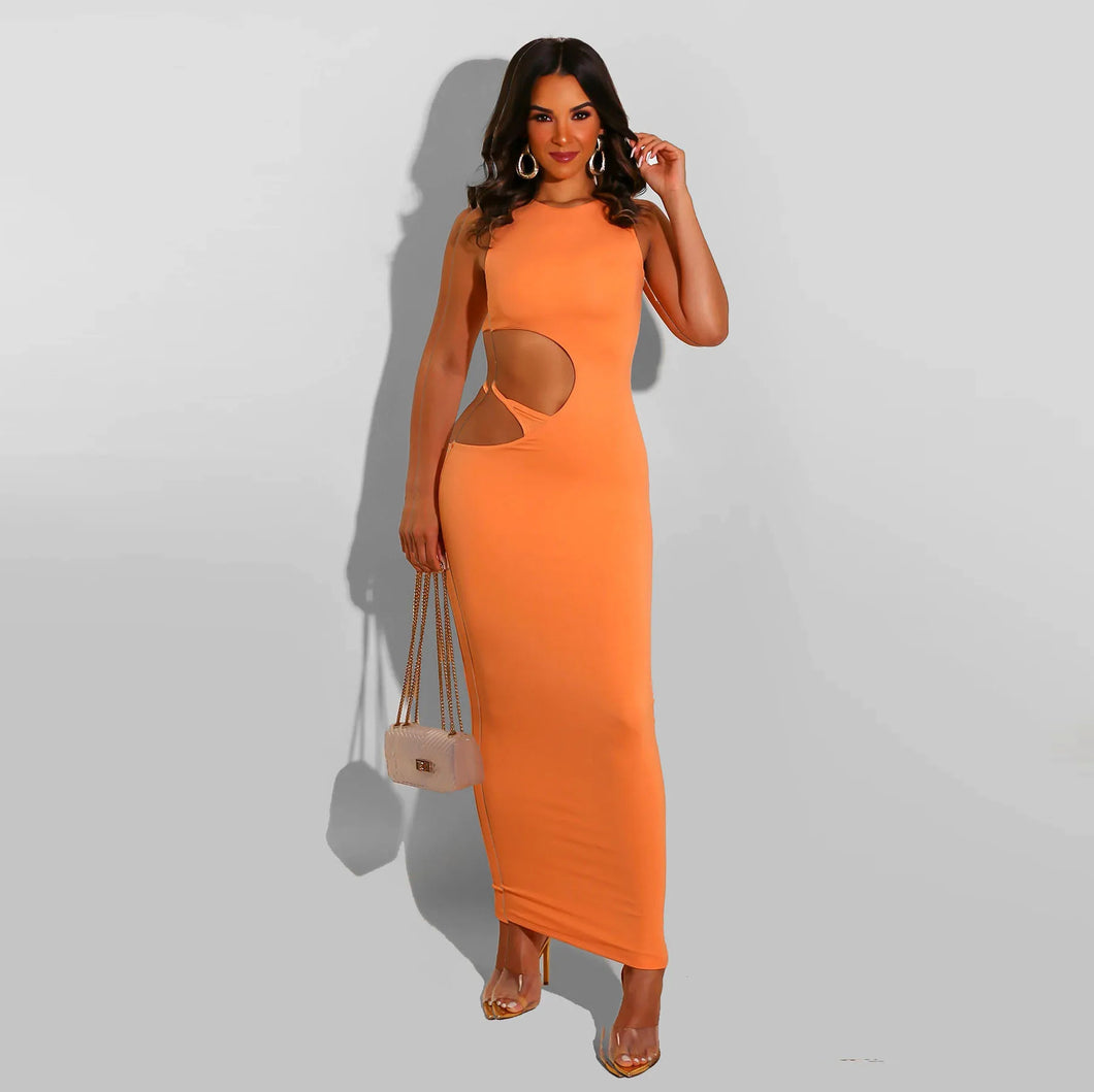 Himani Cut Out Bodycon Maxi Dress