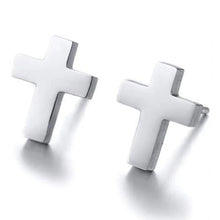 Load image into Gallery viewer, Levee Cross Earrings
