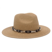 Load image into Gallery viewer, Layla Emilia Straw Wide Brim Panama Hat
