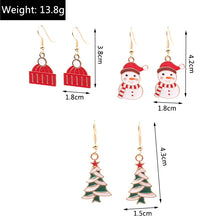 Load image into Gallery viewer, Winter Christmas Wonder Earrings
