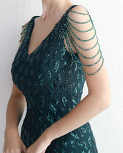 Load image into Gallery viewer, Ali Emma Sequin Beaded Mermaid Maxi Dress
