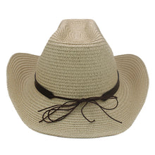 Load image into Gallery viewer, Lucille Bull Straw Western Hat
