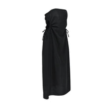 Load image into Gallery viewer, Doris Strapless Slit Maxi Dress
