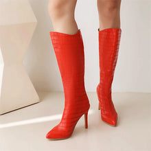 Load image into Gallery viewer, Alani Knee-High Pointed Toe High Heel Boots
