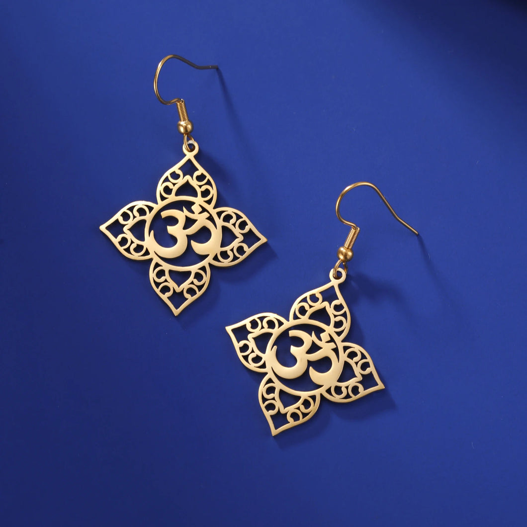 Kalay Lotus Flower Earrings