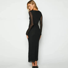 Load image into Gallery viewer, Angel Mesh Long Sleeve Maxi Dress
