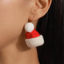 Load image into Gallery viewer, Christmas Knit Hat Earrings
