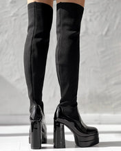 Load image into Gallery viewer, Allie Over The Knee Platform High Heel Boots
