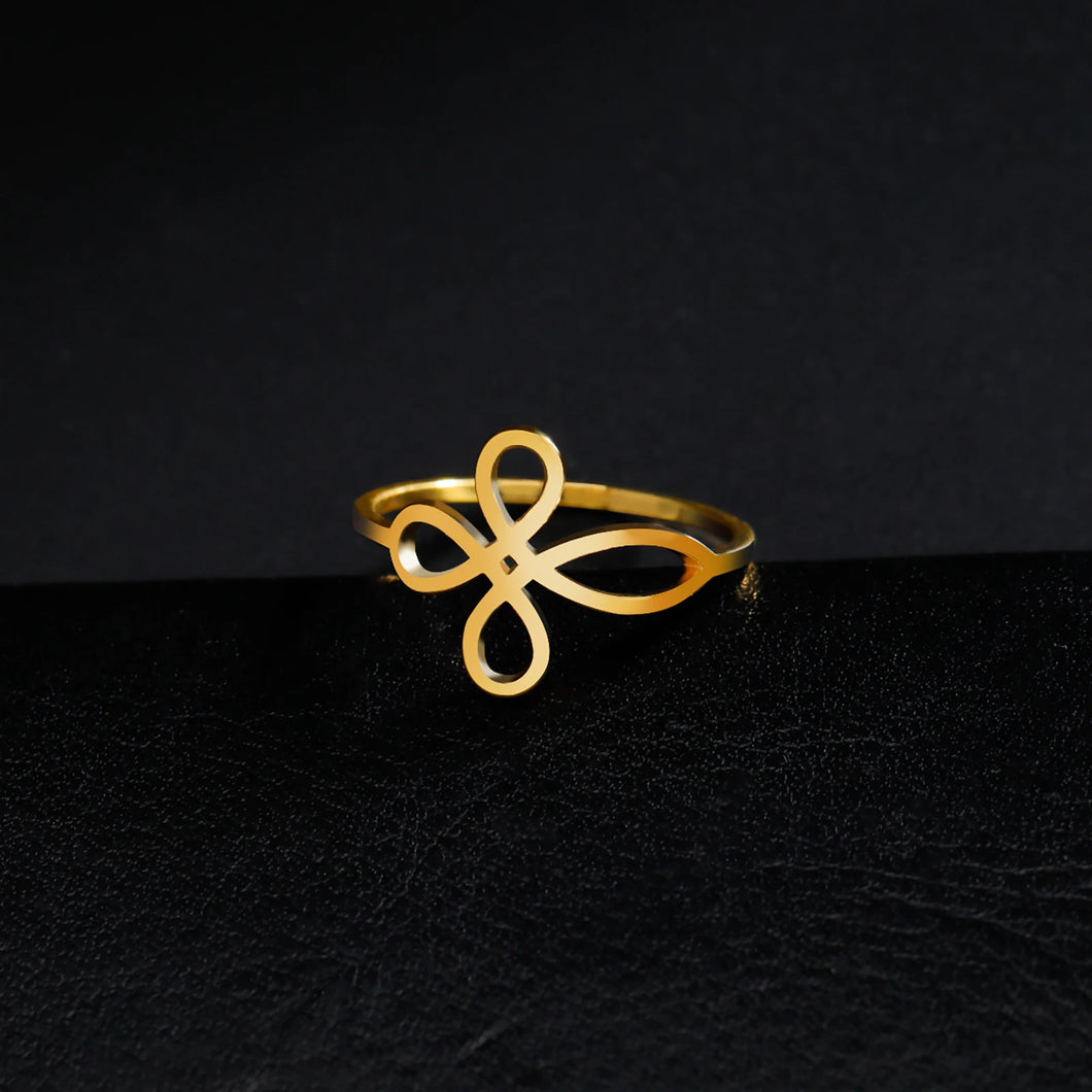 Jeanmarie Cross Knot Ring