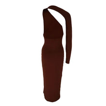 Load image into Gallery viewer, Amelia One Shoulder Backless Maxi Dress
