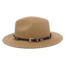 Load image into Gallery viewer, Layla Emilia Straw Wide Brim Panama Hat
