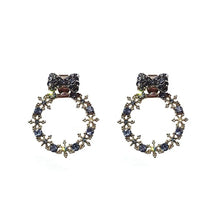 Load image into Gallery viewer, Darsi Bow Rhinestone Earrings
