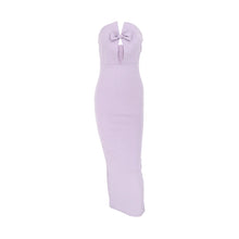 Load image into Gallery viewer, Eliza Bow Strapless Maxi Dress
