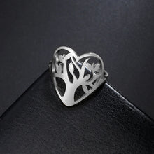 Load image into Gallery viewer, Jo Marie Tree Of Life Love Heart Ring
