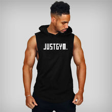 Load image into Gallery viewer, Just Gym Sleeveless Hooded Tank Top
